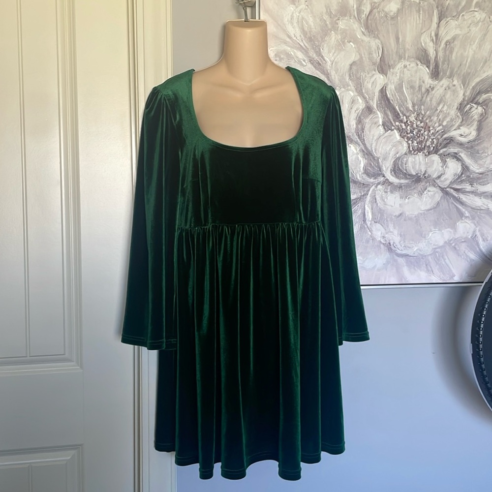 Modcloth Not Your Babydoll Anymore Dress Sz L